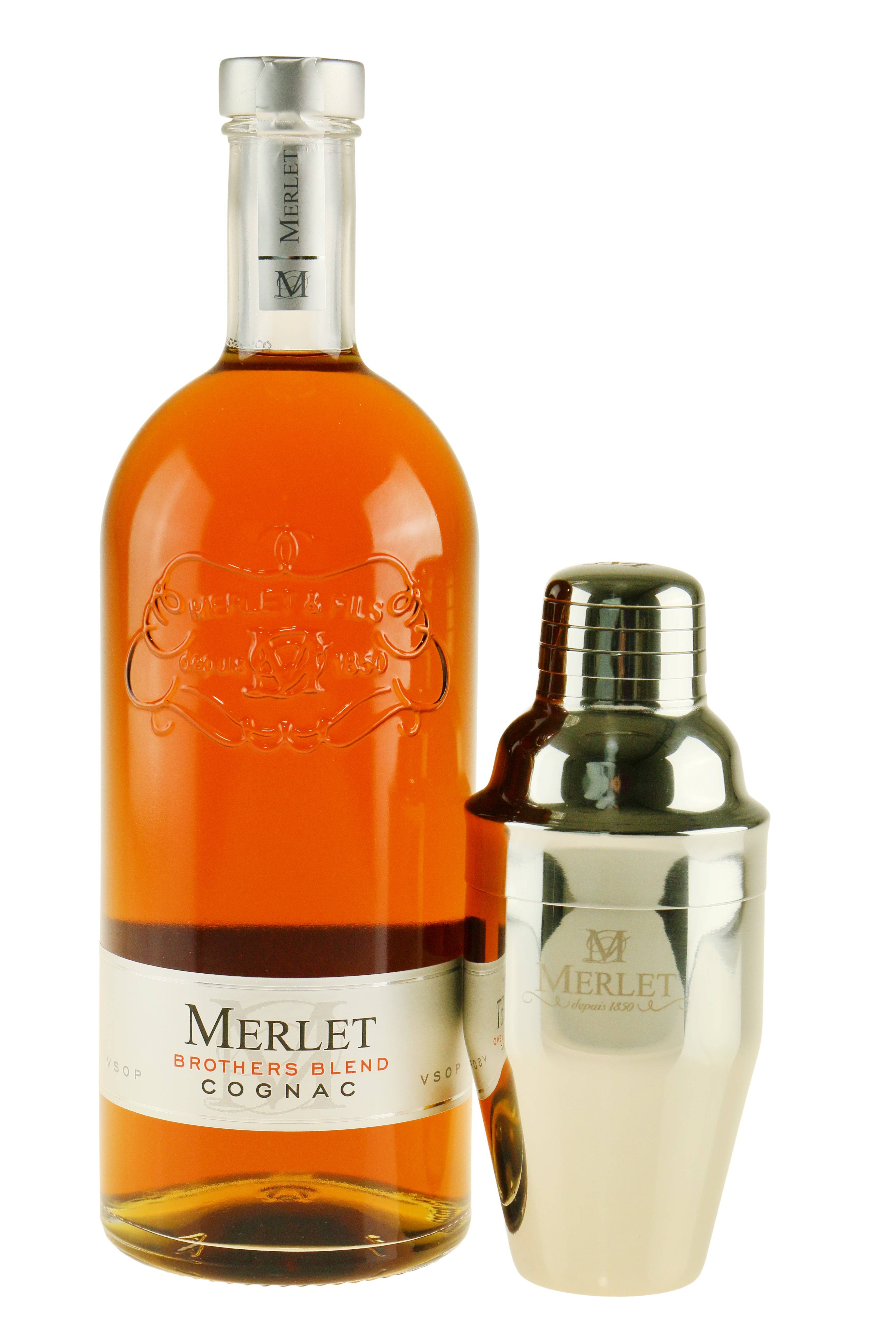 Merlet Cognac Brothers Blend med shaker