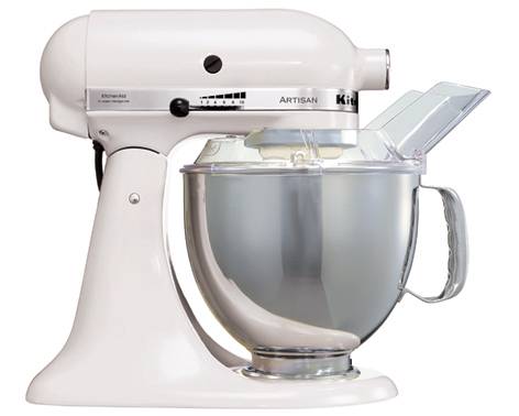KitchenAid köksmaskin vit
