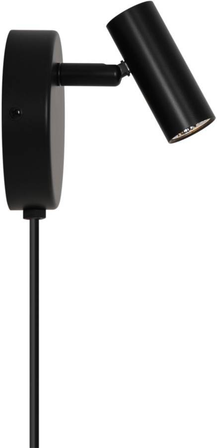 Omari Round Vägglampa LED 2700K 3,2W Svart