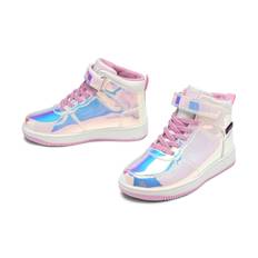 Lejon - Metallfärgade Bailey - Höga sneakers, waterproof - Storlek 26 - Elastiska snören