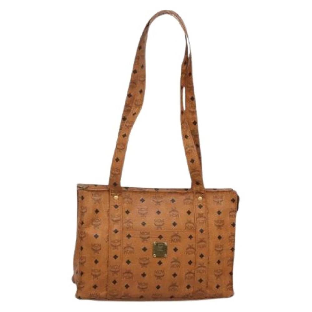 MCM Pre-owned Pre-owned Skuldertaske - Vintage - Dame - Brun - ONE SIZE - Uld