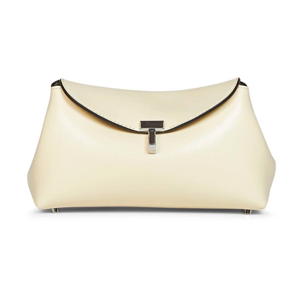 TotêMe T-Lock Håndtaske - Tasker - Dame - Beige - ONE SIZE - Læder