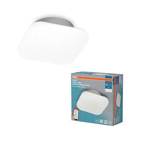 OSRAM SMART+ Matter ORBIS Aqua LED-vägglampa 200x200mm TW