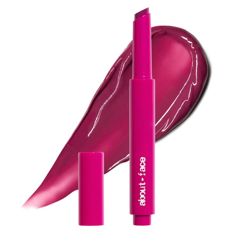 about-face Cherry Pick Lip Color Butter - Högglansig, återfuktande läppbalsam med granatäppleblomma