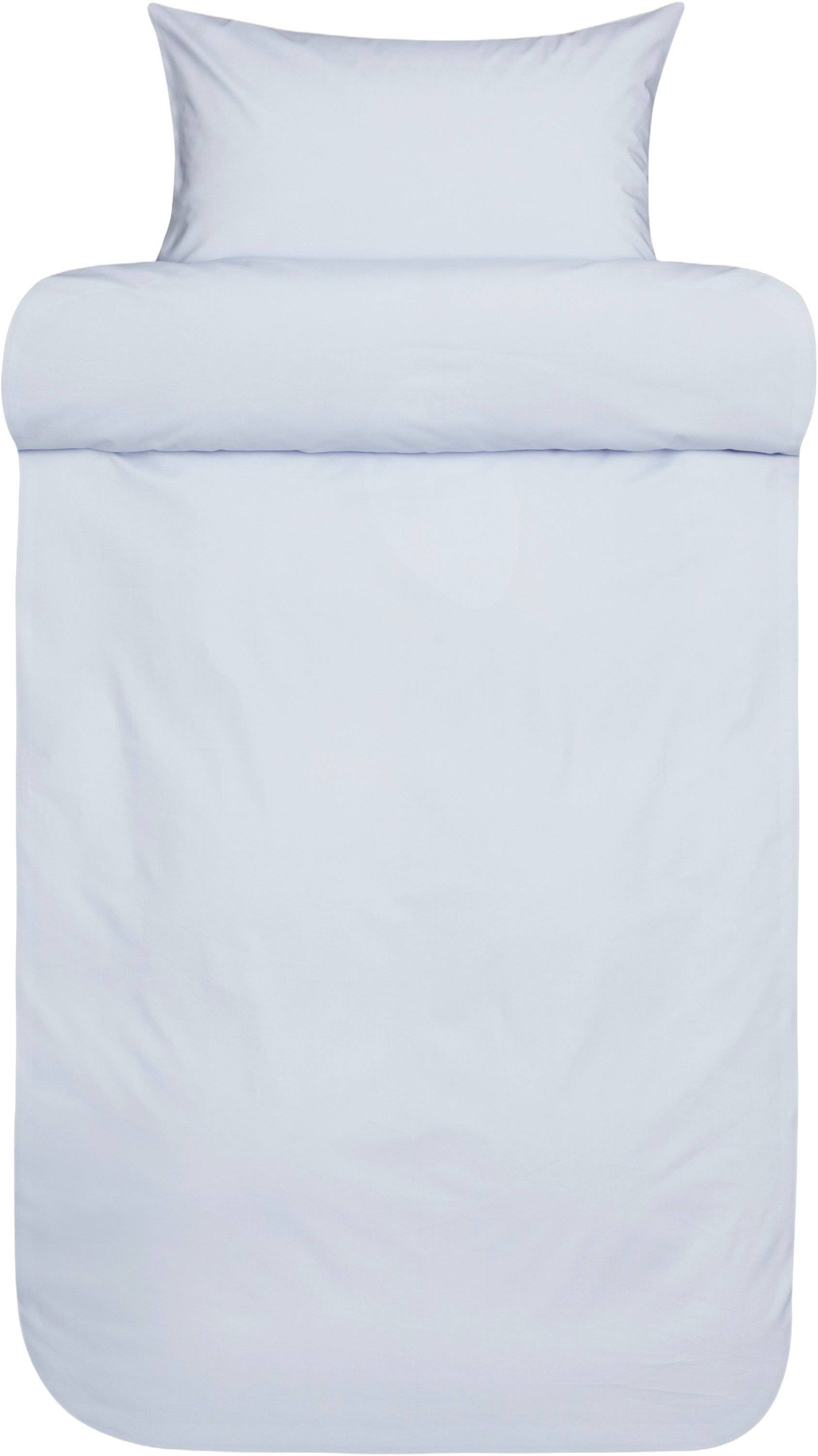 Høie Fryd Sengesæt Lyseblå Str 140cm x 220cm | 60cm x 63cm - Sengetøj Bomuld hos Magasin.