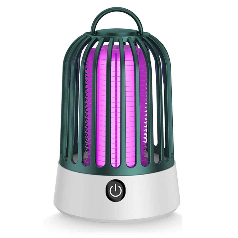 Vandtæt udendørs insektfanger, elektrisk insektfanger med opgraderingsversion, 360NM bølgelængde, højintensitets elektrisk stød, bærbar og
