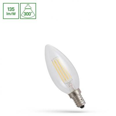 E14 5,5W LED kertepære - C37, 230V - Dæmpbar : Ikke dæmpbar, Kulør : Neutral