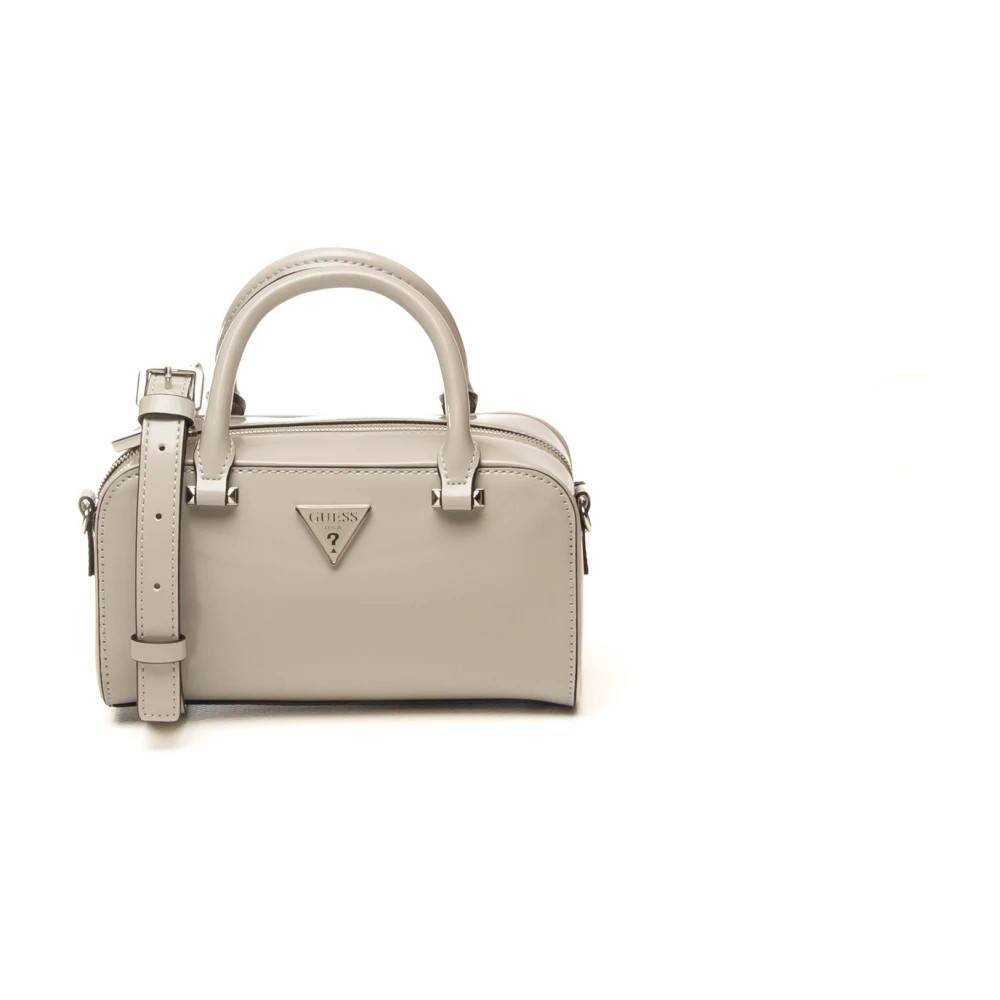 Guess Arnela Mini Satchel - Tasker - Dame - Grå - ONE SIZE - Uld
