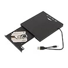 Extern CD DVD-Enhet, USB3.0 Bärbar CD DVD-brännare Extern Optisk Enhet, Kompakt USB DVD-spelare för Bärbar Stationär PC