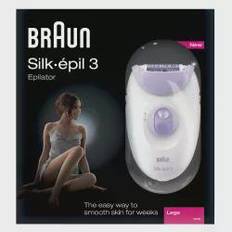 Braun Epilator Silk-Epil 3 SE3170 L Antal effektniveauer 2, hvid/lilla