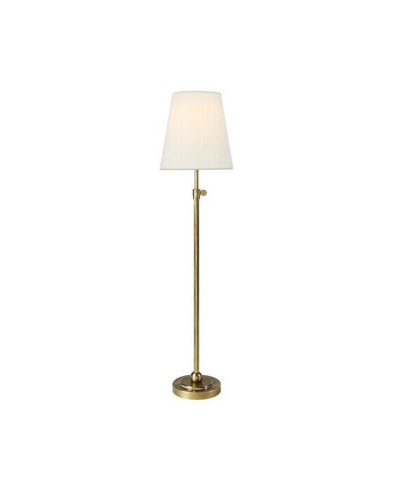 Visual Comfort Bryant bordslampa antik mässing - Guld / Brun (H: 62,2-76,2 x B: 15,2 cm)