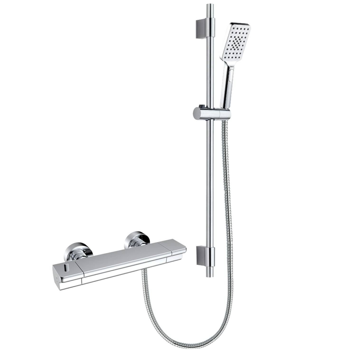 Duschset Bathlife Skur med Duschblandare Stimma Krom