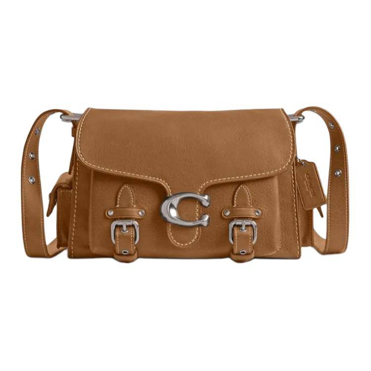 Coach Cargo Soft Tabby 26 Classic Lock Closure Shoulder Bag Women Shoulder Bag Honey-Brown CT721-LHT7J Basic Set (Bag+Dust Bag)