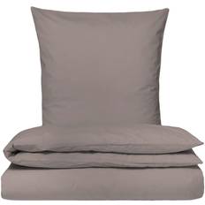 Sekan Stonewashed Satin Sengesæt Brun Str 200x220 - Sengetøj hos Magasin