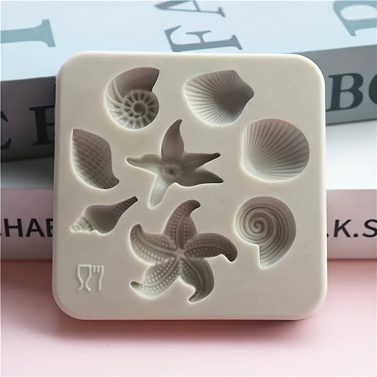 TEMU Diy Silicone Molds, 3d Conch, Shell, And Starfish Silicone Molds, Ornament And Craft Decoration Molds