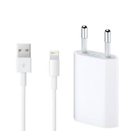 USB-A til Lightning kabel1m- Hvidt