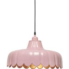 WELLS Taklampa 45cm Rosa/Guld