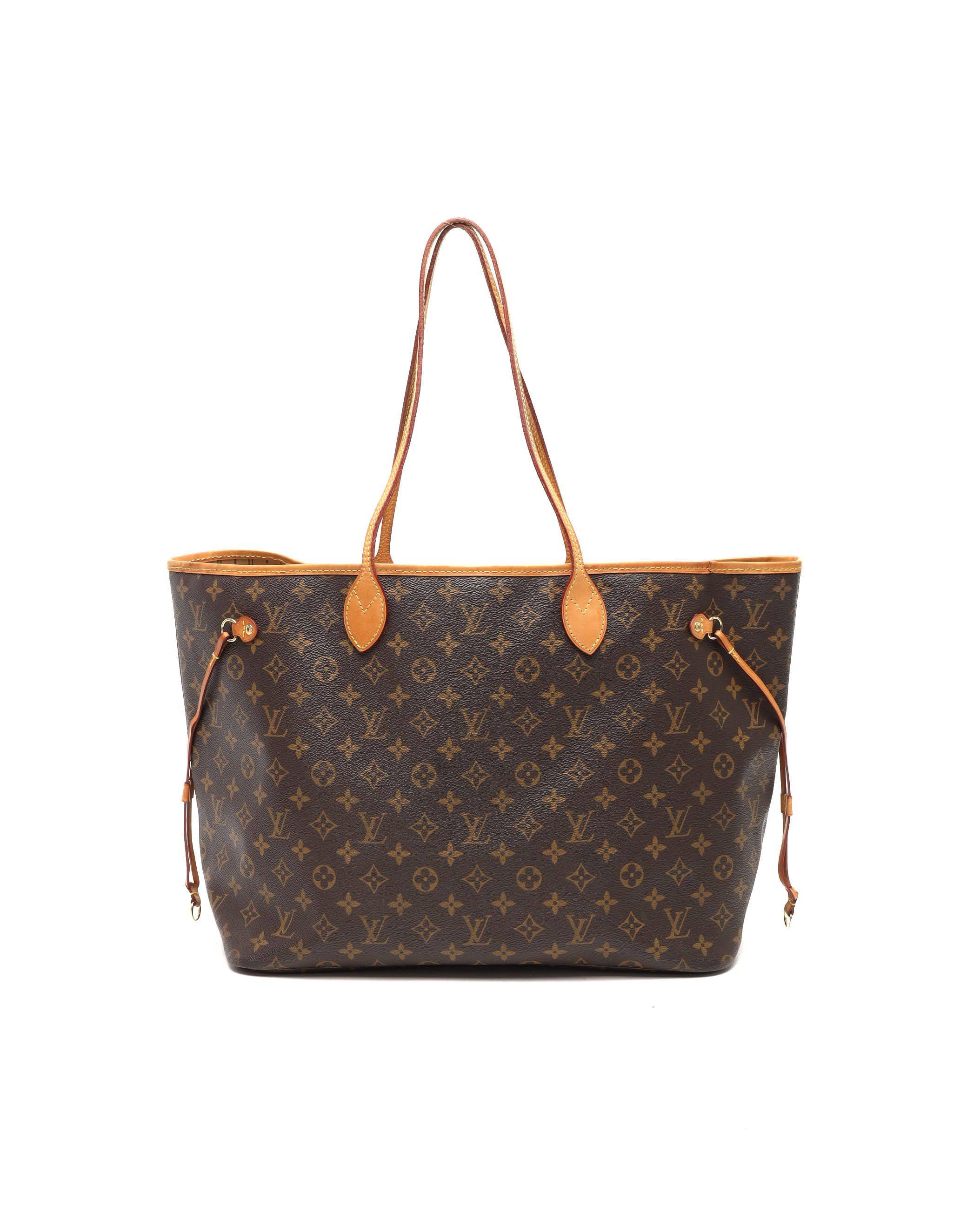 Louis Vuitton Monogram Neverfull GM Tote Bag - Brown (One Size)
