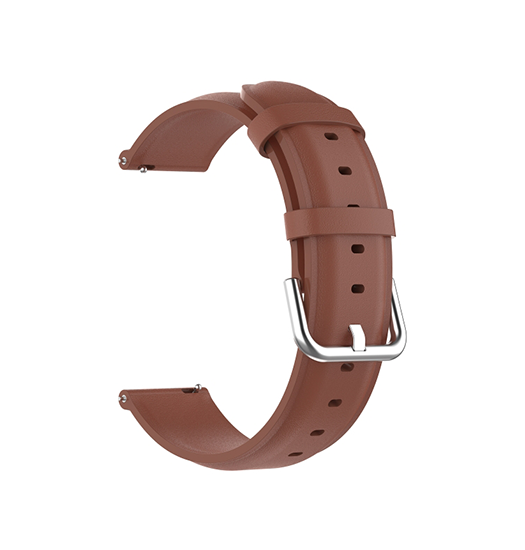 Samsung Galaxy Watch 6 Classic (43/47mm) - ADENA™ Round Tail Læder Urrem - Brun