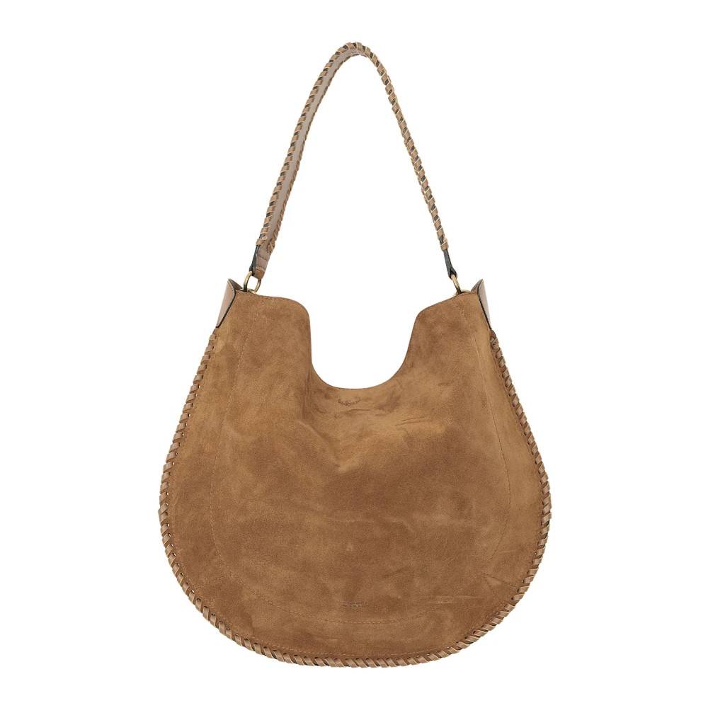 Isabel Marant Oskan Hobo Soft - Tasker - Dame - Brun - ONE SIZE - Uld