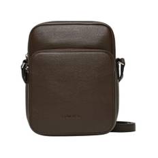 Calvin Klein, Tasker , Herre, Brun, ONE SIZE, Uld, Herre Skuldertaske Brun Lynlås Lommer