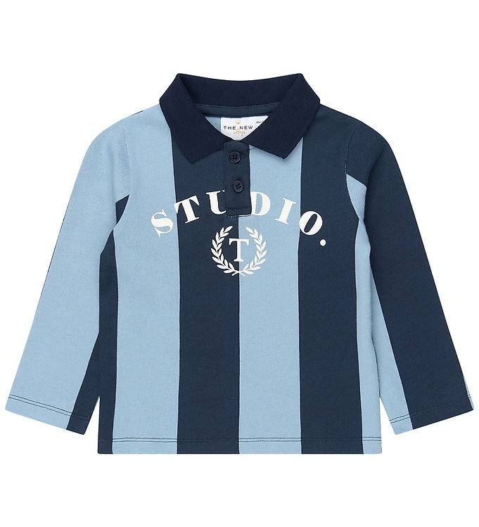 The New Bluse - Polo - TnstViro - Navy Blazer Striped - The New - 4 år (104) - Bluse