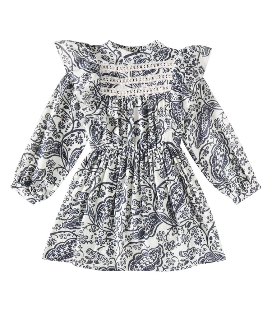 The New Society Vestido Jaipur de algodón con paisley - multicolor - Y 12