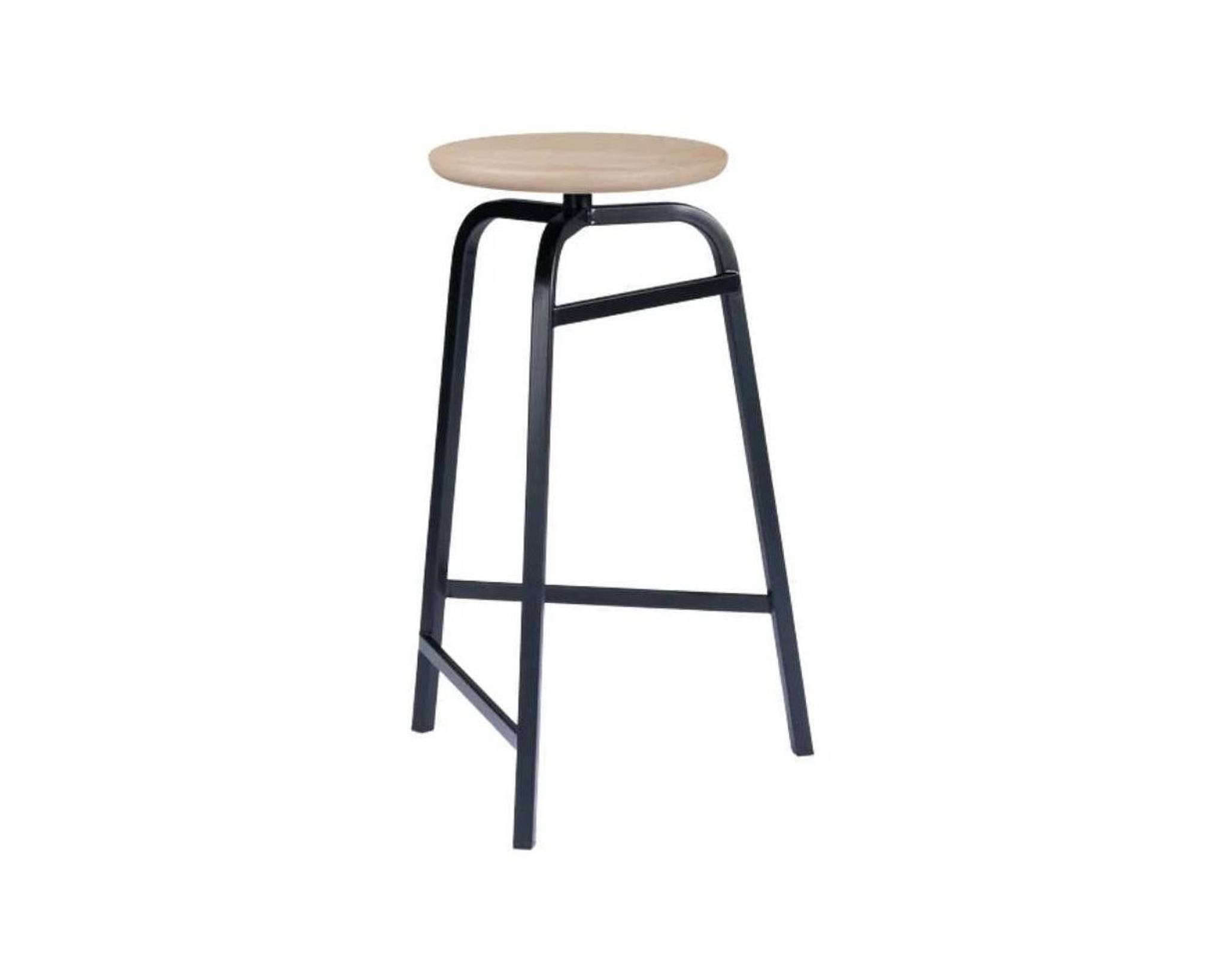 Northern Treble barstol 65 cm svart / ek