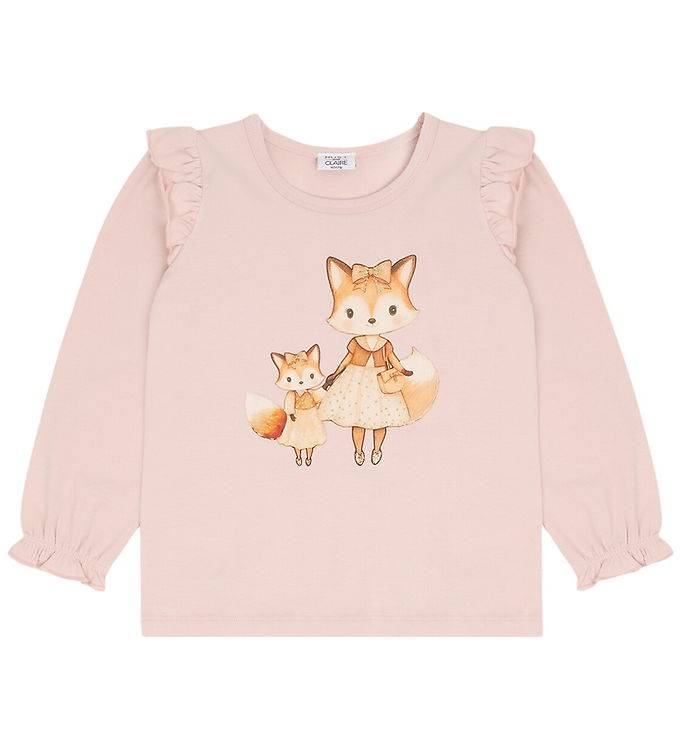 Hust and Claire Bluse - HCAlma - Fox - Hushed Pink - Hust and Claire - 8 år (128) - Bluse