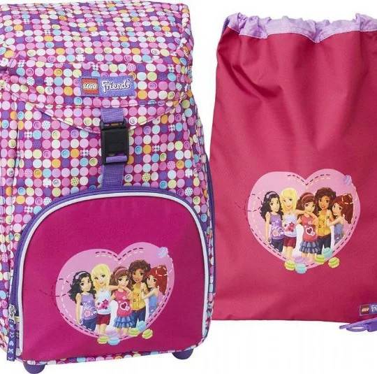 LEGO Friends Confeti Rygsæk sæt LEGO Bags Skoletaske 20096-1814