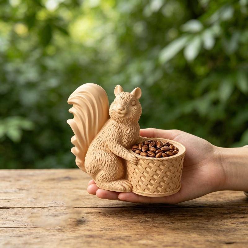Animal Silicone Mold for Holder Casting, Reusable Figure Craft Mold for Resin Concrete Plaster DIY Display Work
