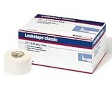 BSN medicinsk leukotape classic, tapetförband 3,75 cm x 10 m, 5 rullar, vit