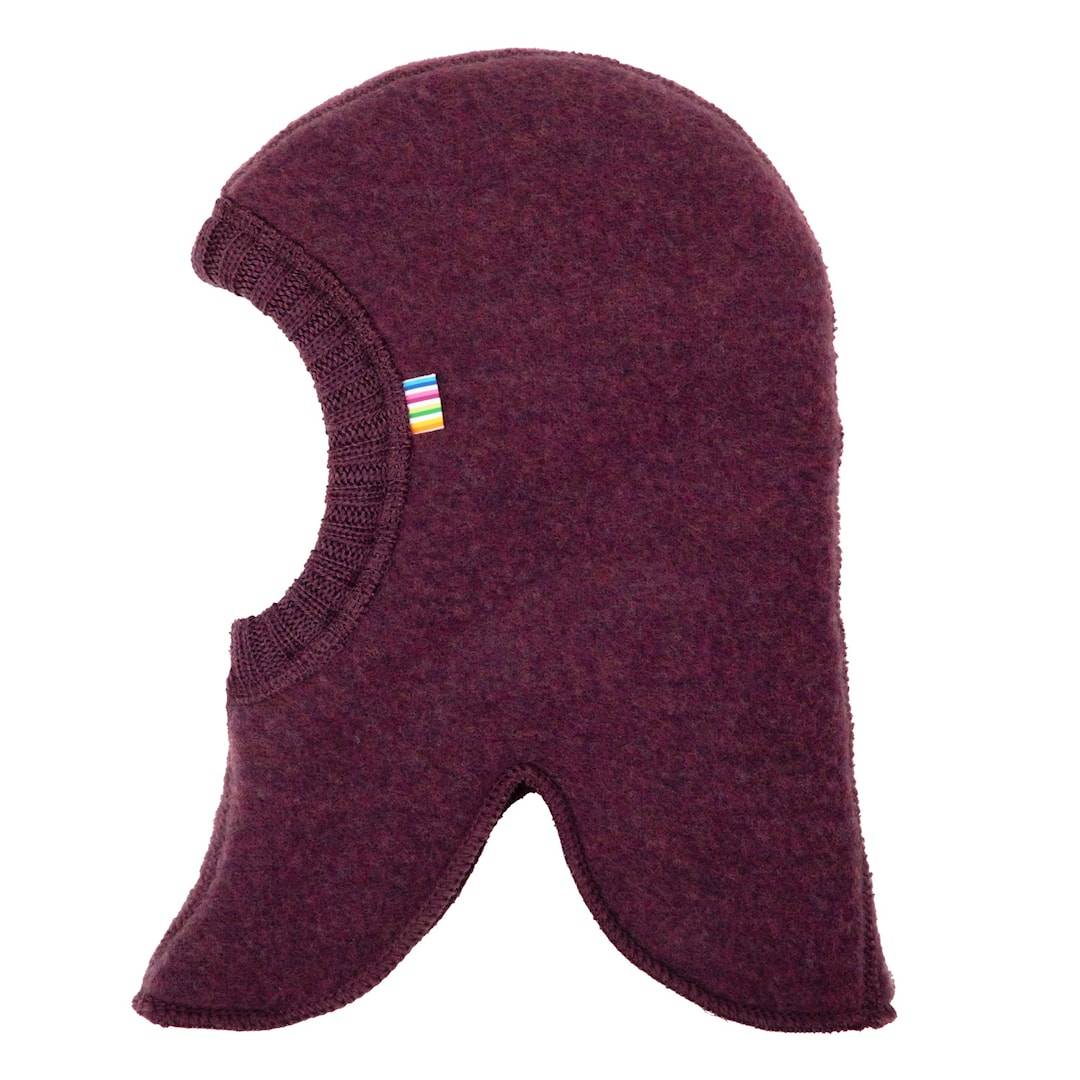 Joha Balaclava I Blød Uld Plum Plum-37 cm Lilla 37 cm Drenge, Piger