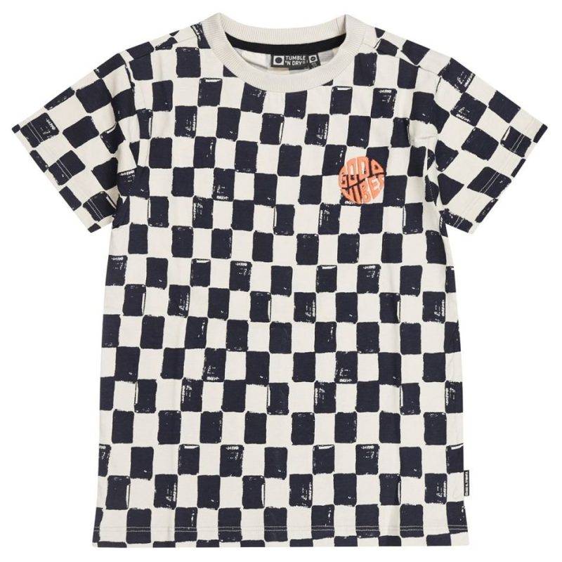 Tumble'n Dry Shallow T-shirt til drenge - mørk navy