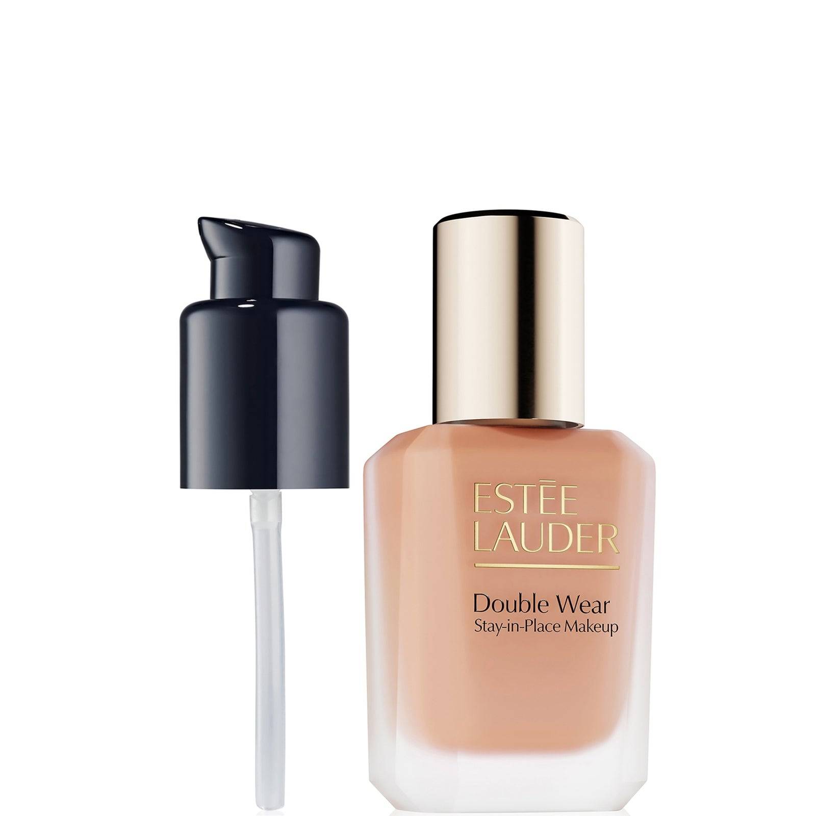 Estée Lauder Double Wear Longwear Matte Foundation SPF 10 & Pump Bundle (Various Shades) - 3N1 Ivory Beige