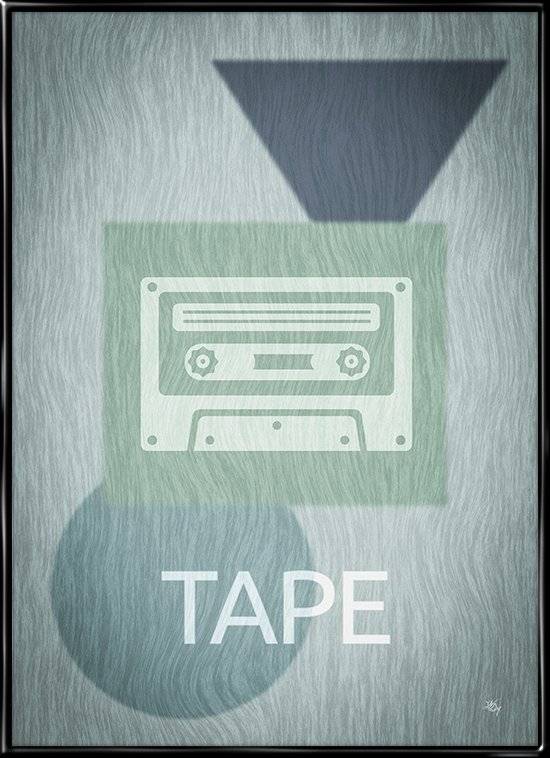 Cassette Player, plakat - A4 (29,7x21 cm)