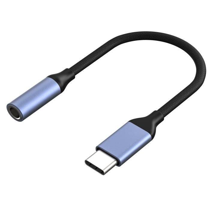 USB-C Jack 3.5mm Audio Headphone Adapter Cable Compatible with OnePlus 10 Pro-10T-9-9 Pro-8T-8-8 Pro-7T-7T Pro-Nord Phonillico®