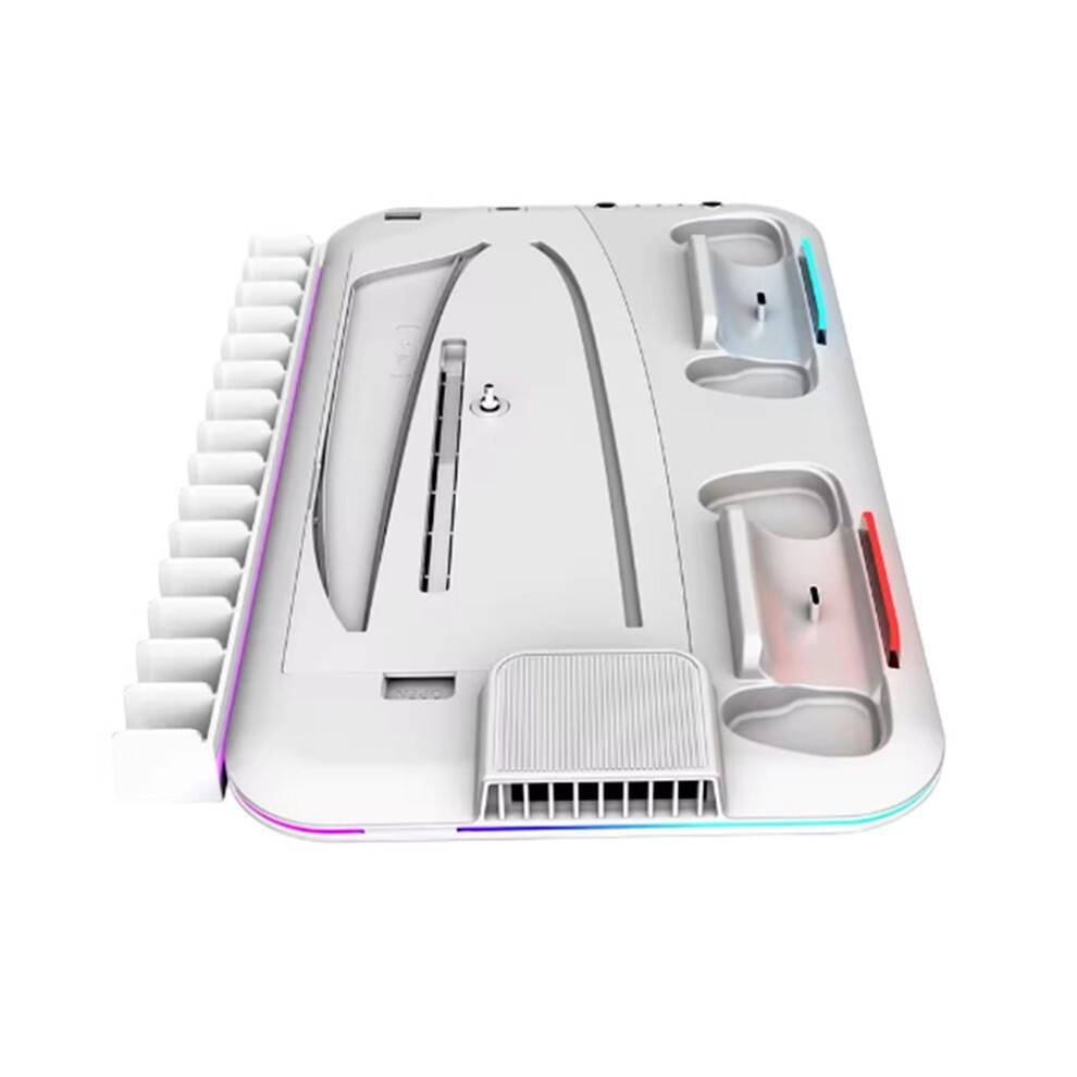 RGB Light and 3 Levels Turbo Cooling Station with Controller Charging Station for PS5/SLIM Digital/Disc