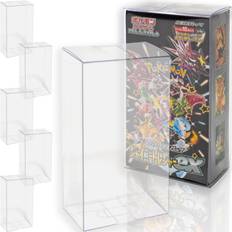 EYESRAIL Boxx Guardian Pokemon Card BOX Loader UV Protection Made in Japan Collection Transparent Storage Case Half (Slim BOX, [5 pieces])