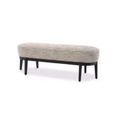 Jarrett bänk mademoiselle beige - Beige / Svart (L: 132 x B: 45 x H: 47 cm)