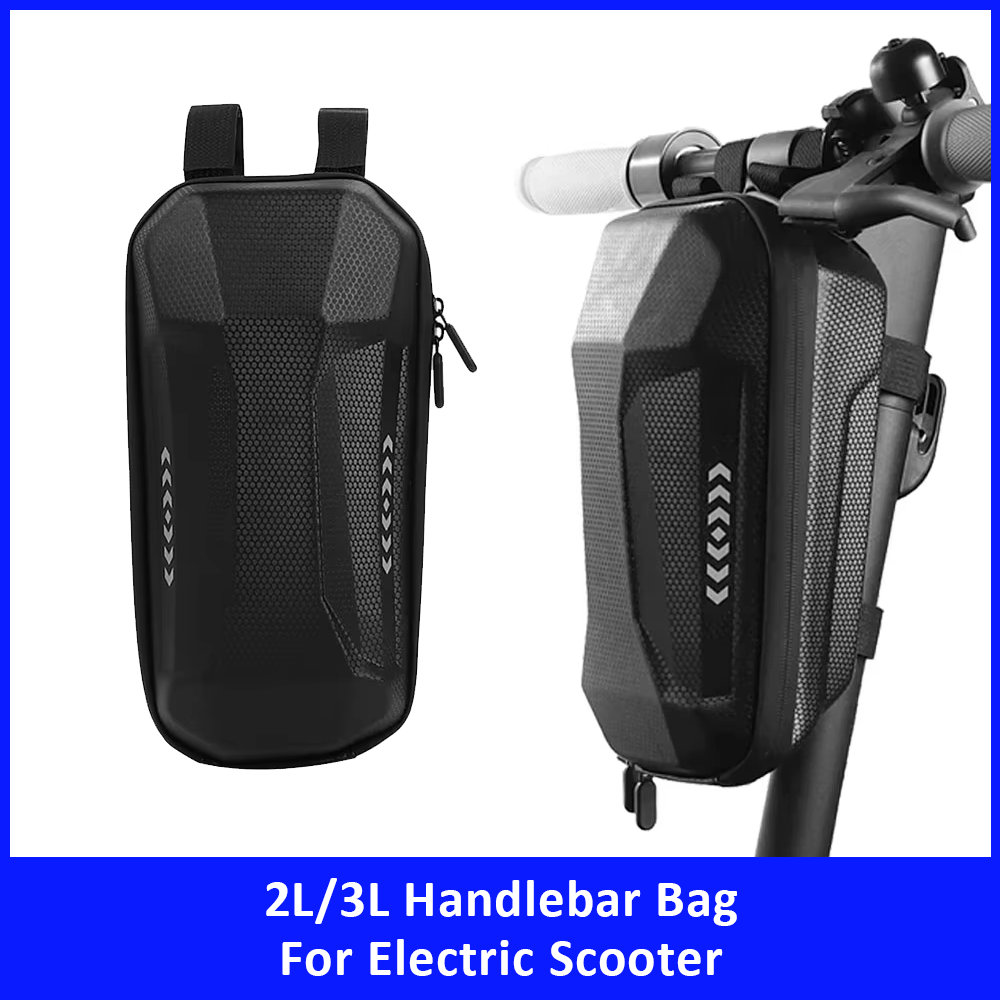 2L 3L Waterproof Hard Shell Storage Bag for Inokim OX OXO for Xiaomi Ninebot for Kukirin G2 Electric Scooter Front Bag Handlebar