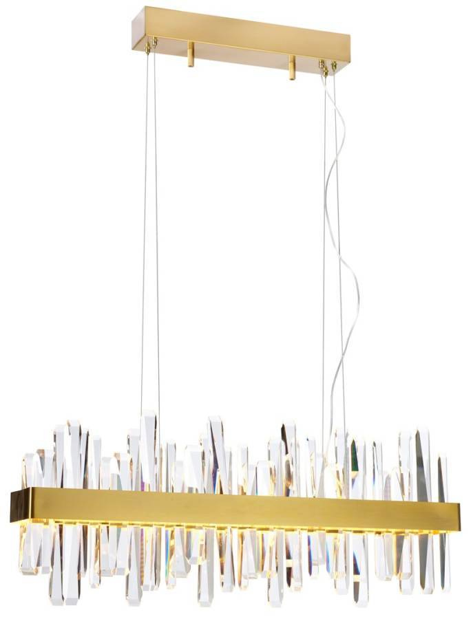 Triumph Bar Taklampa LED 80cm Mässing/Klar