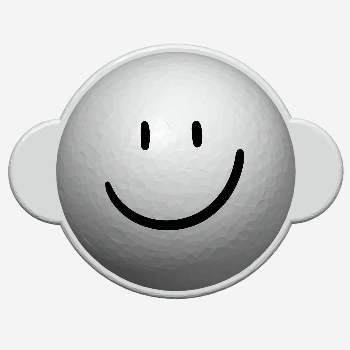 Markeringsredskab til golfbolde - Smiley