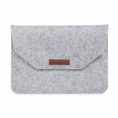 Simpelt filt sleeve til MacBook Pro 13"/15" - Lysegr�, Sleeve st�rrelse 15"