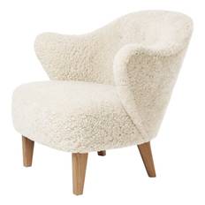 Ingeborg Stool - Sheepskin/Off White/Natural Oak