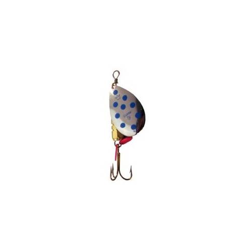 Köp King Spinnare Dottie 7 gr - Silver/Blå, online på Miekofishing.se!