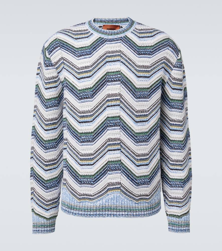 Missoni Wave wool and cotton-blend sweater