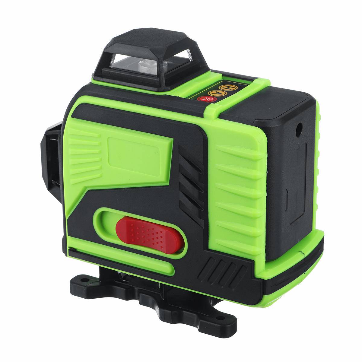 16 Linje 360 Horisontell Vertikal Kors 3D Grön Ljus Laser Nivå Självnivellerande Mätning Super Kraftfull Laserstråle