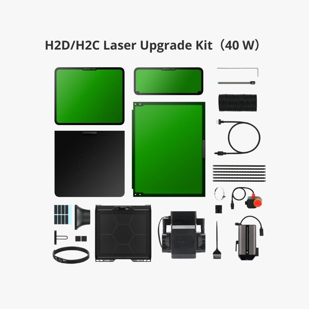 Bambu Lab Laser Upgrade Kit til H2D/H2C/H2S - Til H2D/H2C - 40W