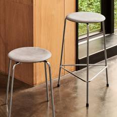 Fritz Hansen 3170 Dot Lava Grey Leather